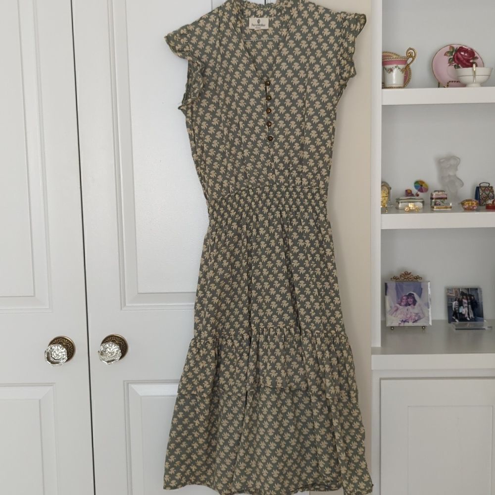 Perry Walker Collection Block Print Midi Dress - Picture 2 of 9